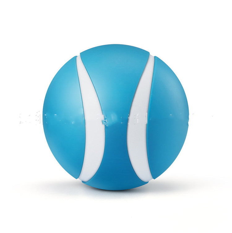 Blue Muffy wireless smart remote control pet toy with LED lights, designed for interactive play and entertainment for pets.