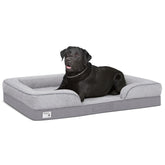 Large waterproof orthopedic dog bed by Muffy designed for extra large dogs, with plush cushioning and durable, easy-clean fabric.