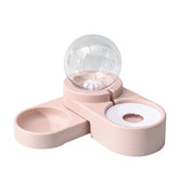 Blue Muffy automatic pet water bowl with a sleek design, providing fresh water for cats and dogs.