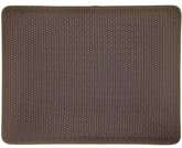 Brown Muffy double-layer cat litter mat with textured surface, measuring 70 x 120 cm, designed to trap litter and keep floors clean.