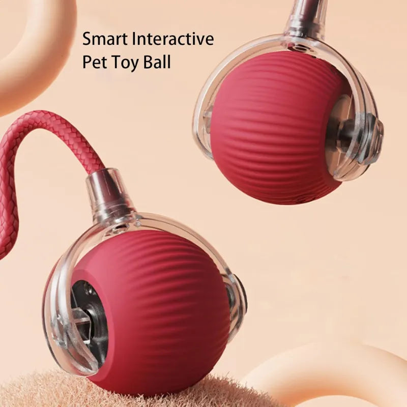 Green Muffy 360 Smart Automatic Rolling Pet Ball with 3-level adjustable settings for fun and exercise.