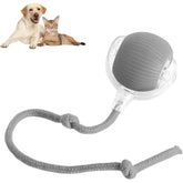 Green Muffy 360 Smart Automatic Rolling Pet Ball with three adjustable levels for interactive play with dogs and cats.