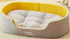 Green Muffy universal pet dog bed with removable washable cover and plush cushioning, designed for comfort and easy cleaning.