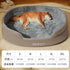 Green Muffy universal pet dog bed with removable washable cover, soft and cozy for dogs to rest comfortably.