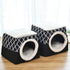 Grey Muffy Pet Dog and Cat Bed Villa, XL dual-use space capsule with cozy interior for pets to rest and relax.