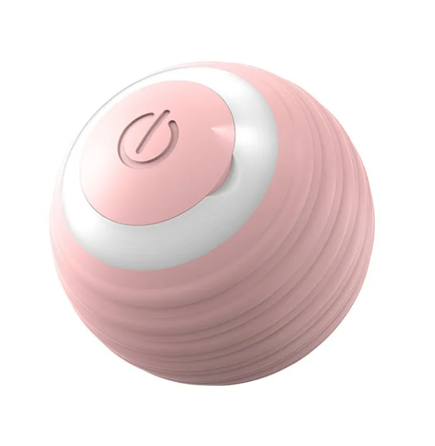 Blue Muffy Smart Dog Toy Ball with jumping feature, designed for engaging play and mental stimulation for dogs.