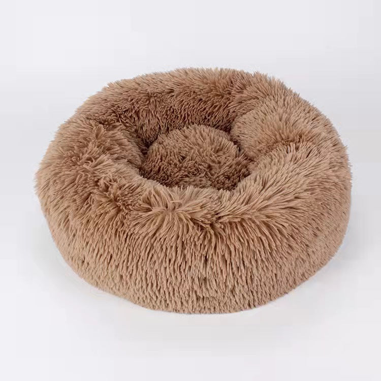 Muffy washable and removable cat litter mat in khaki, 100cm, designed for autumn and winter comfort.