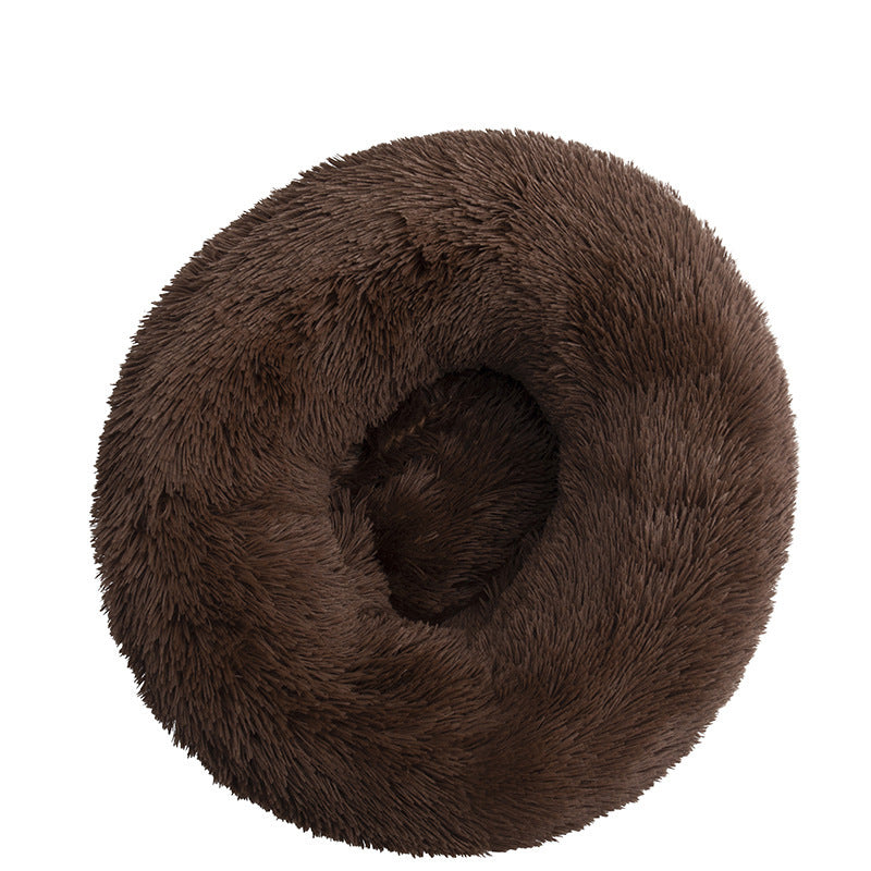 Muffy khaki removable and washable cat litter mat designed for autumn and winter, 100cm size, with a textured surface for cats.