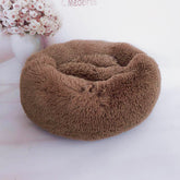 Muffy khaki washable and removable cat litter mat designed for autumn and winter, 100cm size, soft and comfortable for cats.