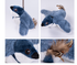 Muffy USB rechargeable interactive flapping bird cat toy with feathers and plastic body, designed to entertain cats.