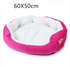 Pink Lamb Cashmere Kennel by Muffy, 60x50cm, soft and cozy pet crate with plush lamb cashmere fabric.