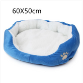 Pink Lamb Cashmere Kennel by Muffy, soft plush pet bed with cozy lamb fur texture, perfect for small dogs or cats.