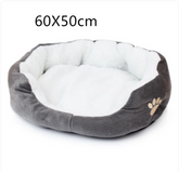 Pink Lamb Cashmere Kennel by Muffy with soft plush fabric and cozy design for small pets, 60x50cm.