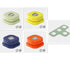Colorful Muffy pet toy set with soft plush toys in various shapes for dogs or cats, designed for playful fun.