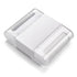 Muffy portable manual fabric shaver in white for pet hair removal, featuring a single head and compact design.