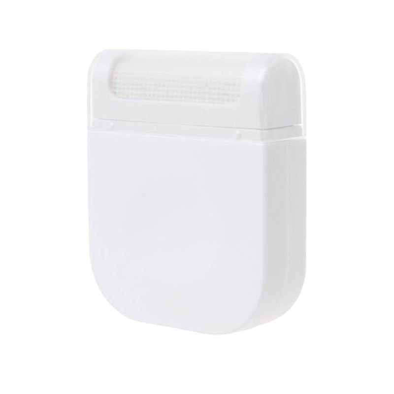 Muffy portable manual fabric shaver with white design for pet hair removal on clothing and upholstery