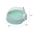 Large semi-enclosed pink cat litter box by Muffy with a matching shovel, designed for easy cleaning and privacy for cats.