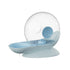 Gray Muffy Snail Cat Water Dispenser, automatic pet water bowl with snail-shaped design for fresh drinking water.