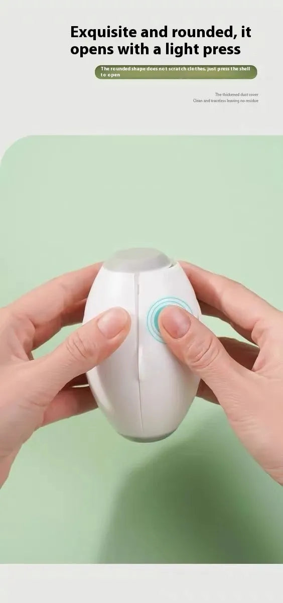 Muffy washable pet hair removal lint collector in white box, reusable lint brush for removing pet hair from clothing and furniture.