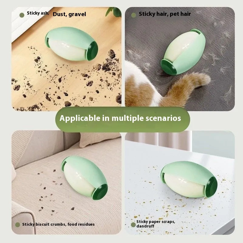 Muffy washable pet hair removal lint collector inside a white box, reusable and effective for removing pet hair from clothing.