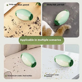 Muffy washable pet hair removal lint collector inside a white box, reusable and effective for removing pet hair from clothing.